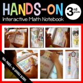 Math Interactive Notebook Third Grade with Scaffolded Notes + Google Slides