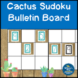 Math Interactive Sudoku Bulletin Board Cactus