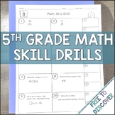 Math Intervention | 5th Grade Math Skill Drills