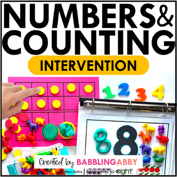 Literacy & Math Intervention Kit Centers & Activities, Kindergarten