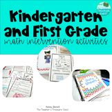 Math Intervention  First Grade Kindergarten