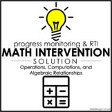 Math Intervention Solution: Operations Computations Algebr
