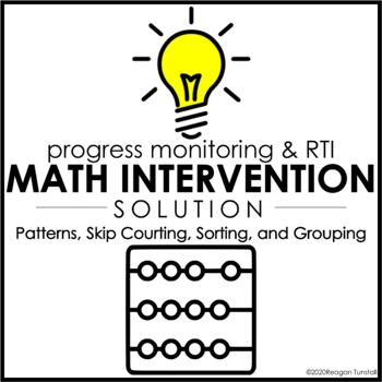 Preview of Math Intervention Solution: Patterns, Skip Counting, Sorting, and Grouping