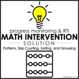 Math Intervention Solution: Patterns, Skip Counting, Sorti