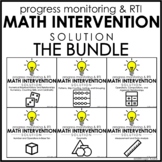 Math Intervention Solution THE BUNDLE Progress Monitoring RTI