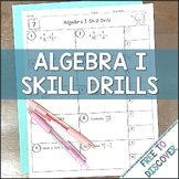 Math Intervention for High School | Algebra 1 Skill Drills
