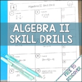 Math Intervention for High School | Algebra 2 Skill Drills