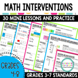 Math Interventions {Minilessons for Grades 4-8}