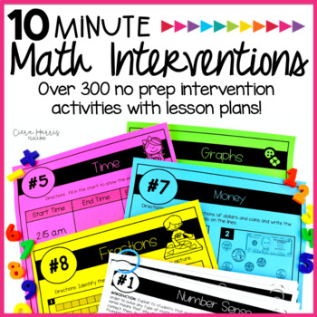 Preview of Math Interventions (Print & Digital)