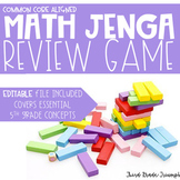 Math Jenga - 5th Grade
