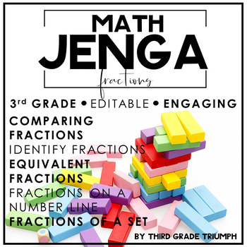 Preview of Math Jenga Fractions