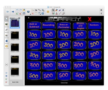 Preview of Math Jeopardy Review Game