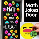Math Riddles Door Decoration or Bulletin Board with Jokes