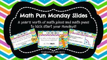 Preview of Math Jokes and Math Puns