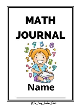 Preview of Math Journal Cover