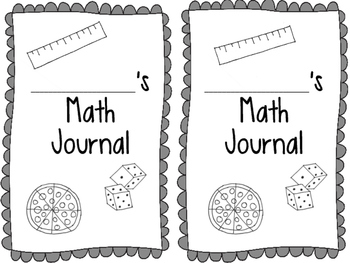 Preview of Math Journal Covers
