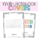 Math Journal | Math Folder | Math Binder | Covers