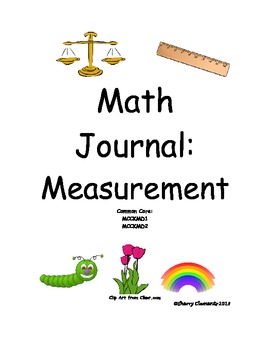 Preview of Spring Measurement | Math Journal | Length | Height | Weight