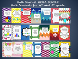 Math Journal Mega BUNDLE for 4th and 5th Grade