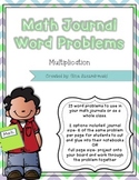 Math Journal Problems Multiplication