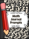 Math Journal Prompts 1st Grade