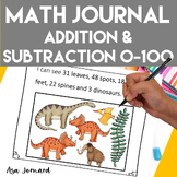 Kindergarten Grade 1 Math Journal Prompts  | Common Core A