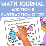 Kindergarten Grade 1 Math Journal Prompts  | Common Core A