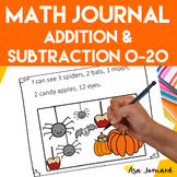 Kindergarten Grade 1 Math Journal | Common Core Aligned | 