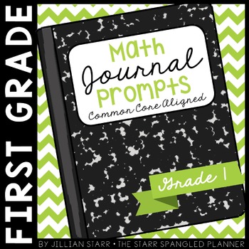 Preview of Math Journal Prompts {Aligned to the Common Core} Grade 1