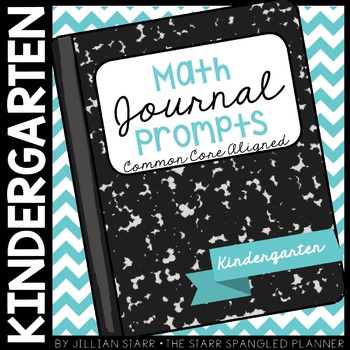 Preview of Math Journal Prompts {Aligned to the Common Core} Kindergarten