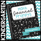 Math Journal Prompts {Aligned to the Common Core} Kindergarten