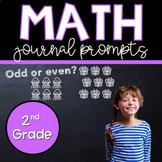 Math Journal Prompts for 2nd Grade 70+ Prompts Great for M
