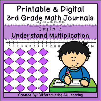 Math Journal Prompts for 3rd Grade: GoMath Chapter 3 (Understand ...