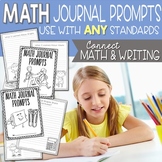 Math Journal Prompts | Writing About Math } Print & Digital