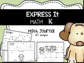 Preview of MATH EXPRESS IT {2D Shapes} Journal. DISTANCE LEARNING PACKET