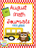 Math Journals BUNDLE {August- May} **FIRST GRADE**