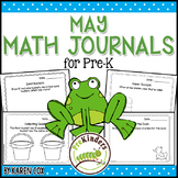 Math Journals: MAY Preschool Kindergarten PreK
