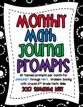 Math Journals for 2nd Grade - January Through May by Samantha Kelly