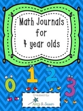 Math Journals for 4's