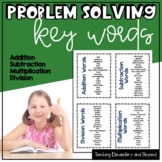 Math Word Problems Key Words Lists Posters