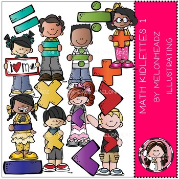 Preview of Math Kidlettes 1 clip art - by Melonheadz