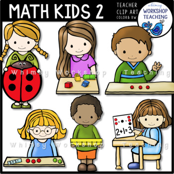 Preview of Math Kids 2 Clip Art