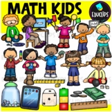 Math Kids Clip Art Set (Educlips Clipart)