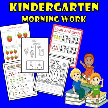 Back To School Math Kindergarten worksheets BUNDLE : Addition,Trace ...
