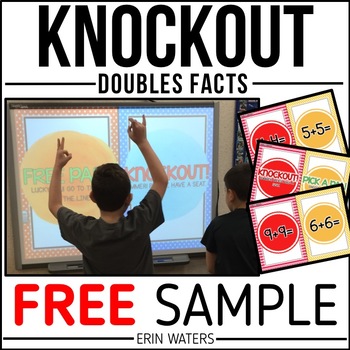 Preview of Math Knockout FREEBIE {Doubles Facts}