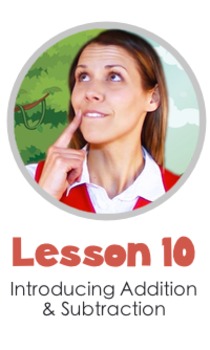 Preview of Math LESSON 10 ~ VIDEO & PRINTOUT ~ Addition and Subtraction