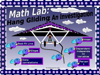 Preview of Math Lab  An Algebra Review Via Hands-on Glider Investigation