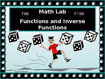 Preview of Math Lab:  Functions and Inverse Functions/DISTANCE LEARNING/NO PREP