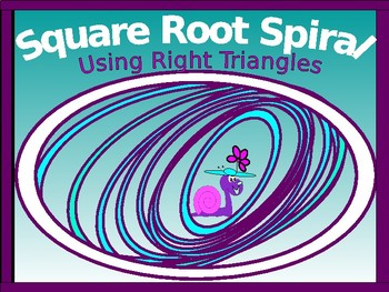 Preview of Math Lab:  How to Draw The Square Root Spiral (Spiral of Theodorus)