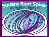 Math Lab:  How to Draw The Square Root Spiral (Spiral of T